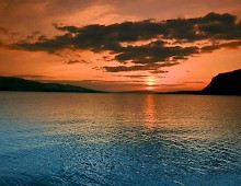 Sunset over Loch Sunart