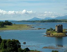 Castle Staker in Loch Laich, off Loch Linnhe