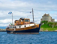 Anchored off Duart Castle