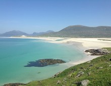 The beach at Luskenyre, Harris.